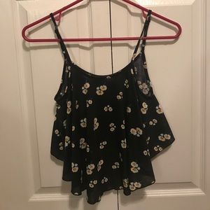 Spaghetti strap crop top