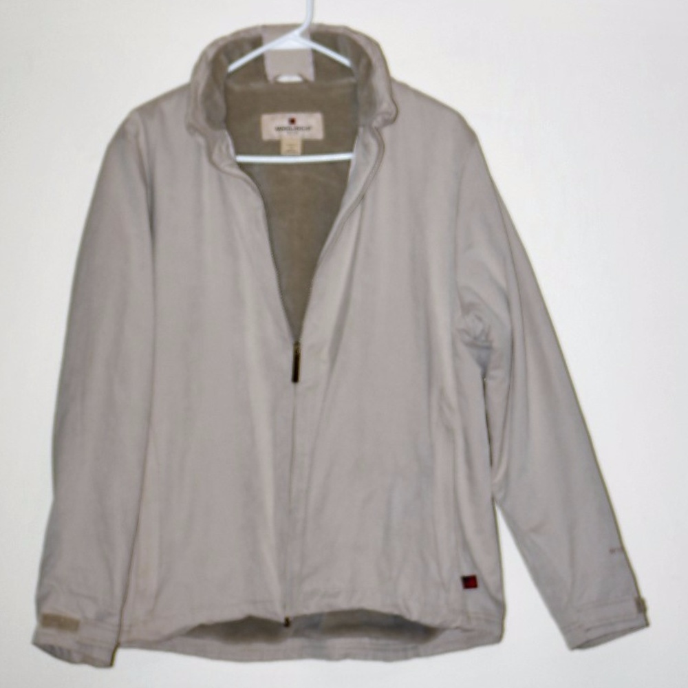 WOOLRICH Coat Jacket XL Faux Fur Sheerling Lined