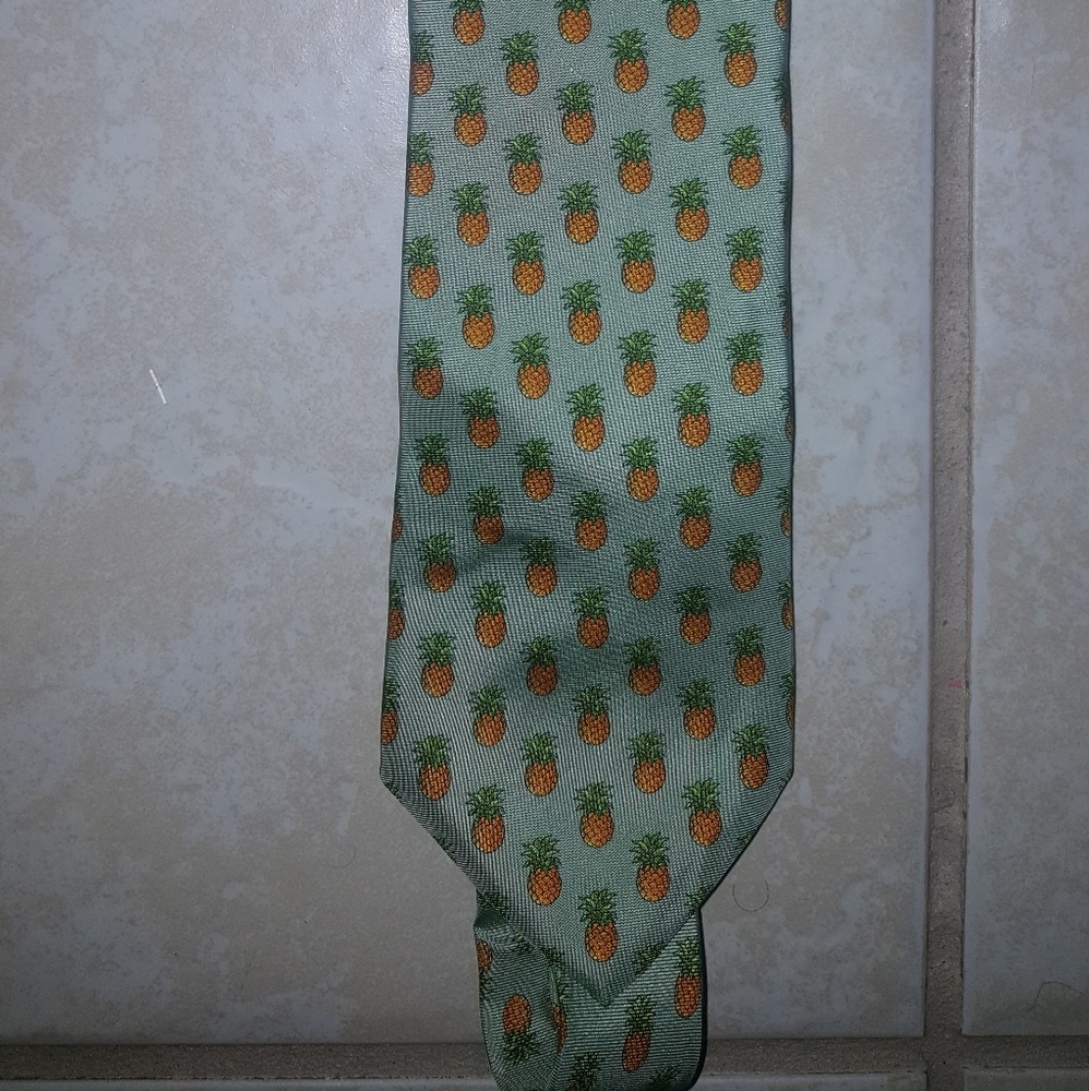 Peter Blair pineapple mens tie