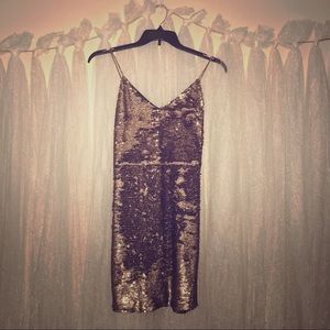 TOPSHOP sequin cocktail dress