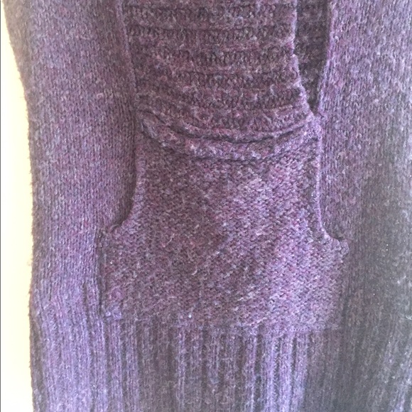 SOLD! Free People Short sleeve sweater with hood 💜 - Picture 6 of 6