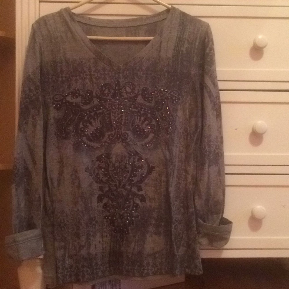 Greensource long sleeve v neck