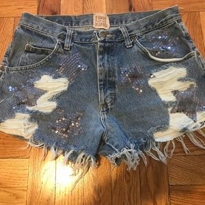 LF Women's Cut Off Jean Shorts