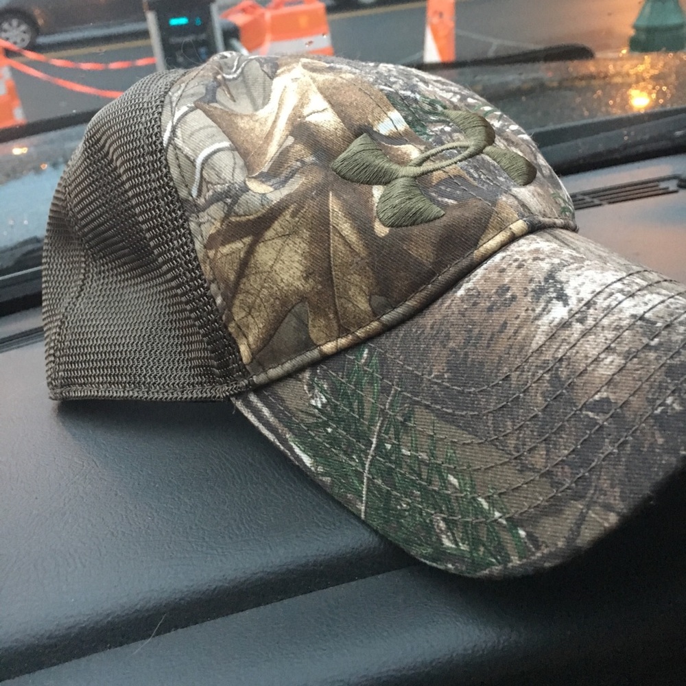 Camo Under Armour hat