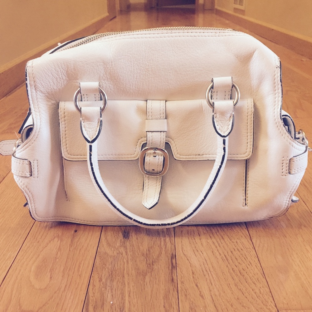 DKNY Large White Satchel