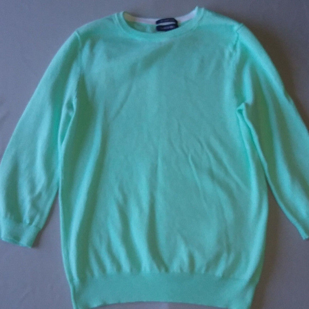 Lands End Teal 3/4 Sleeve Sweater Size XS (3-45)