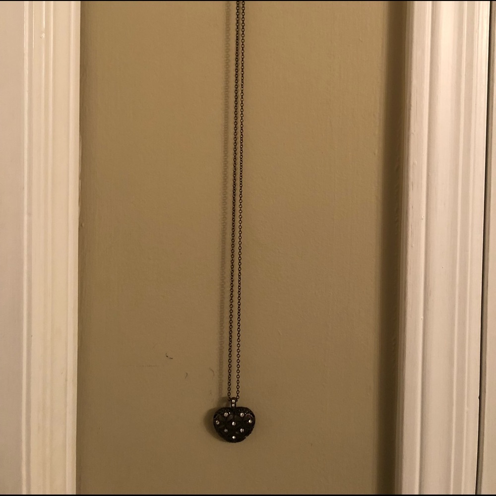 Long heart necklace