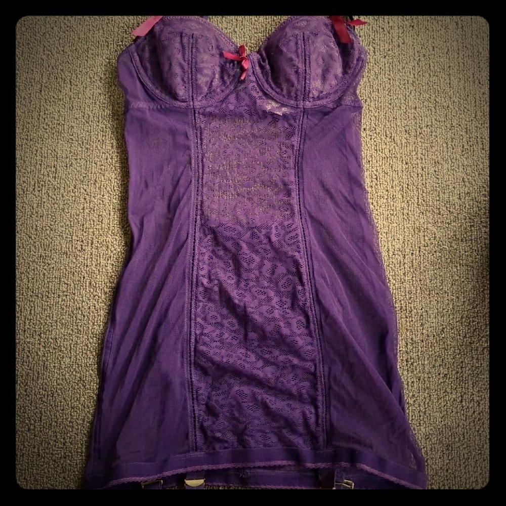 Victoria's Secret leopard bustier 34b