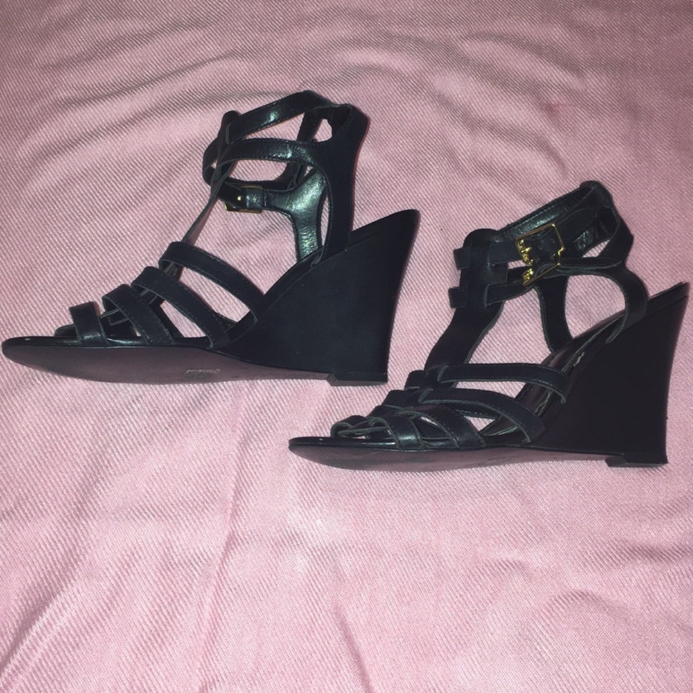 LAUREN By RALPH LAUREN Strappy Wedges
