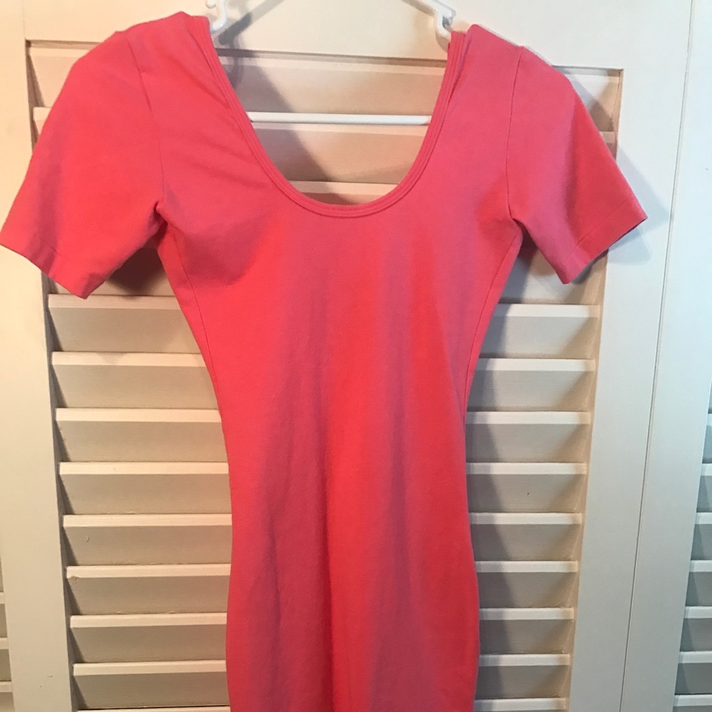 Fitted Mini Tee Dress, size small