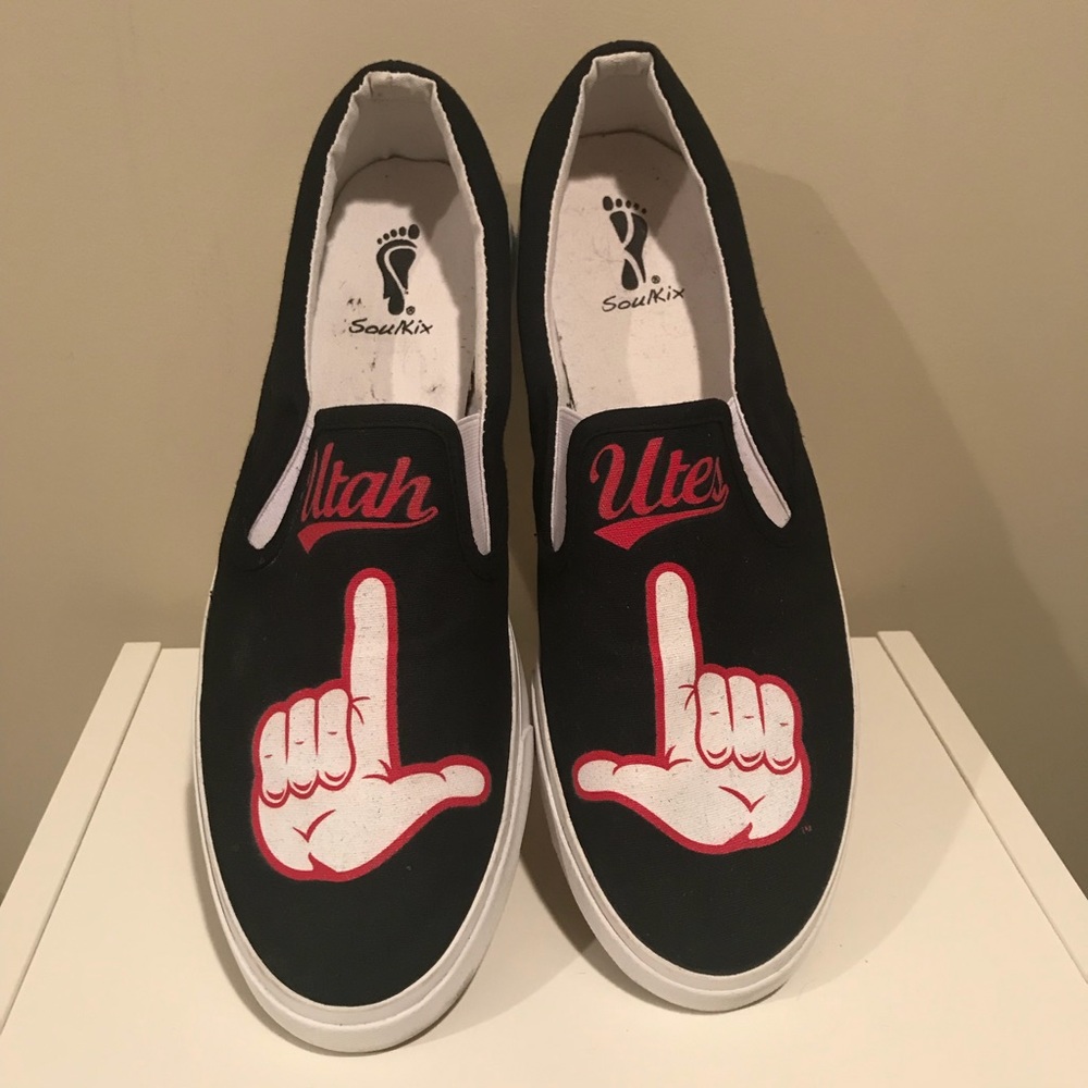 Soul Kix University of Utah Men’s SlipOn Sneakers