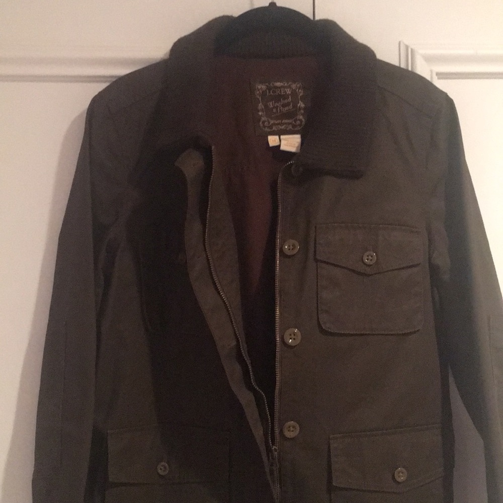 J.Crew Washed and Aged Utility Jacket • worn twice - Picture 6 of 11