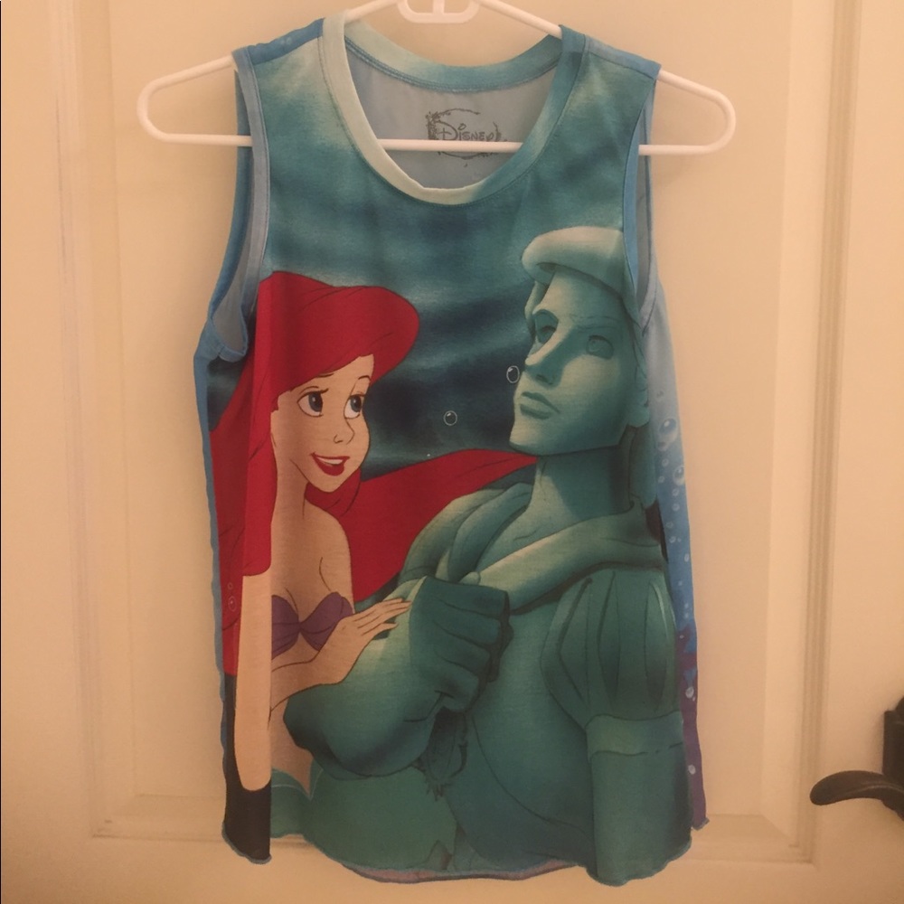 SOLD // Little Mermaid muscle tank top NWOT