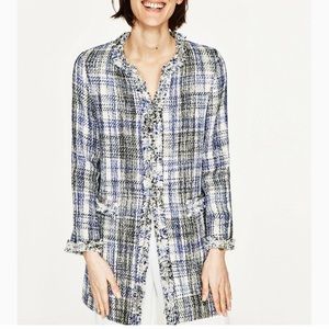 SOLD 🎉 Zara Frayed Coat