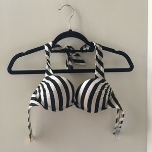 32B Bombshell striped bikini top