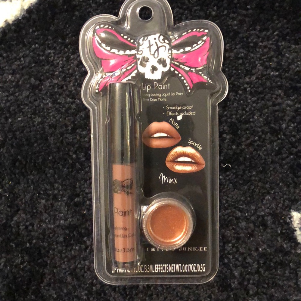 BNIB TATTOO JUNKIE LIP PAINT COLOR MINX