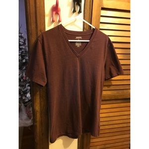 Express Stretch Deep V-Neck T-shirt