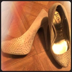 Golden Sparkly Heels