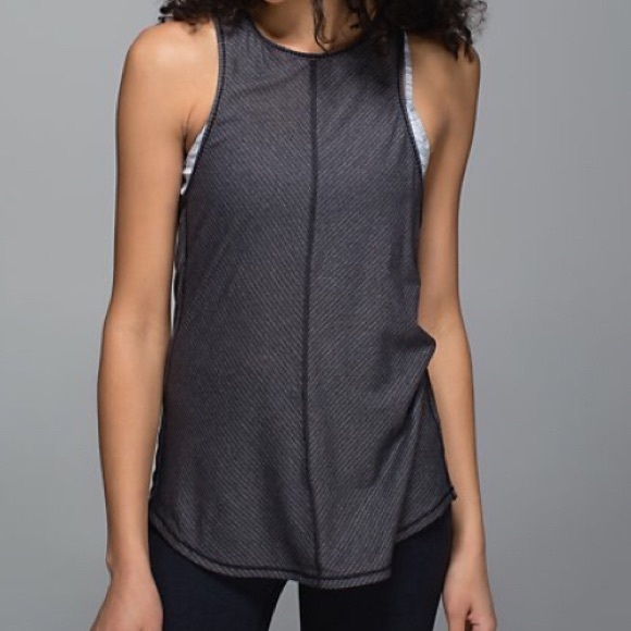 Lululemon Essence Tank - Heathered Black - Picture 3 of 7