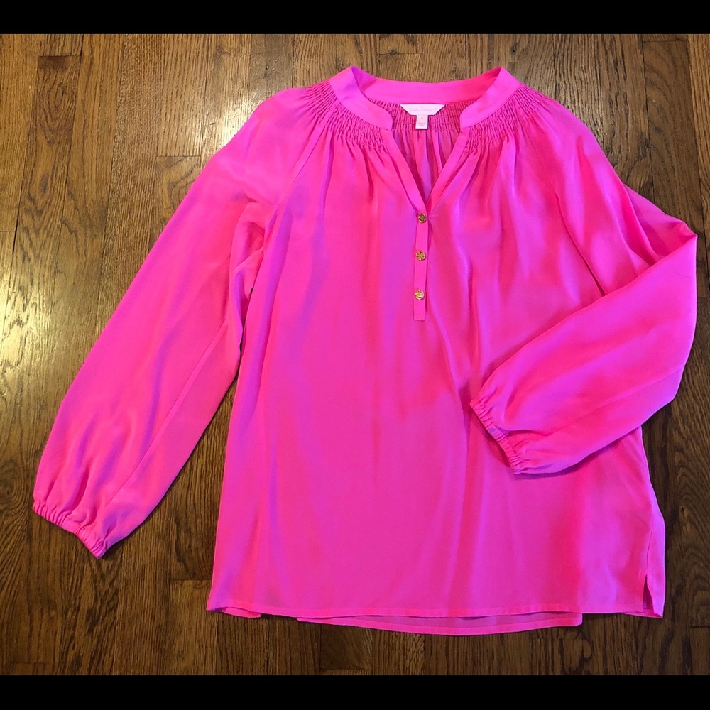 Lilly Pulitzer Elsa Silk Top
