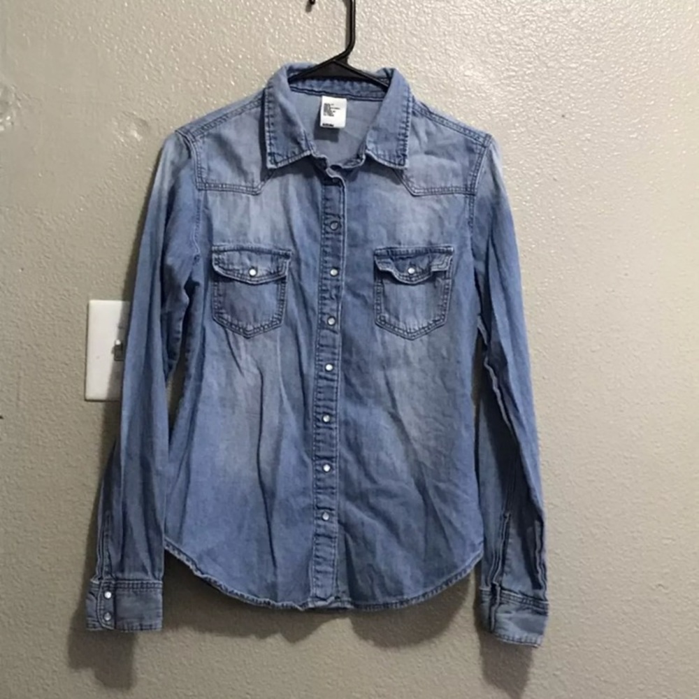H&M jean shirt