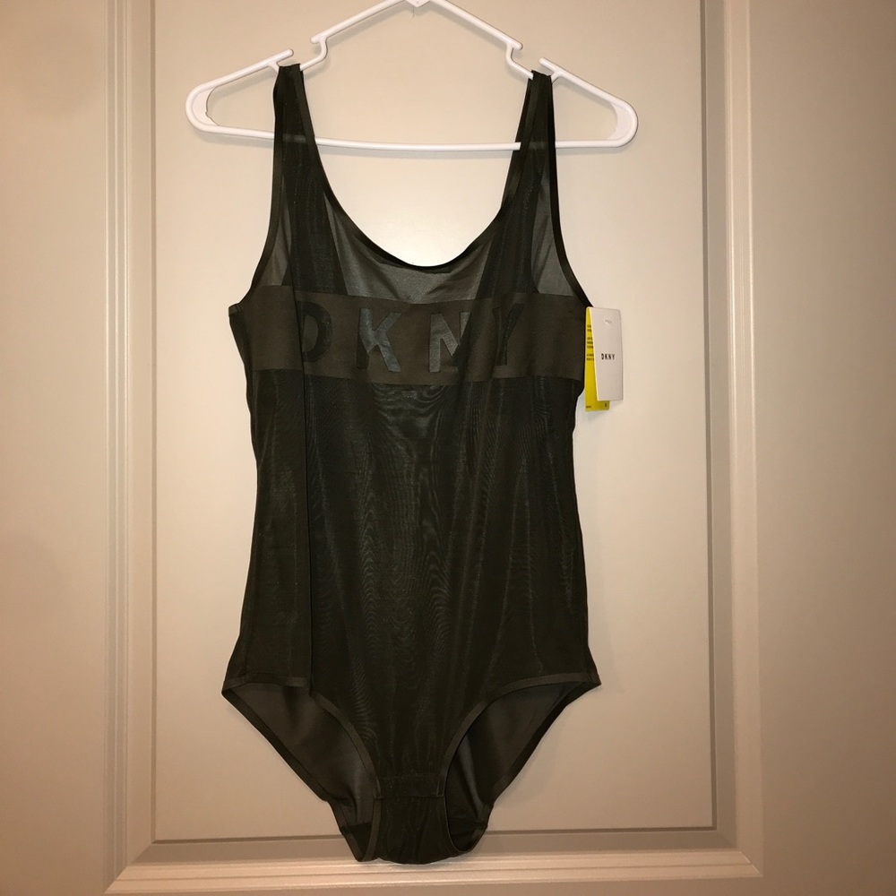 DKNY sleek mesh bodysuit