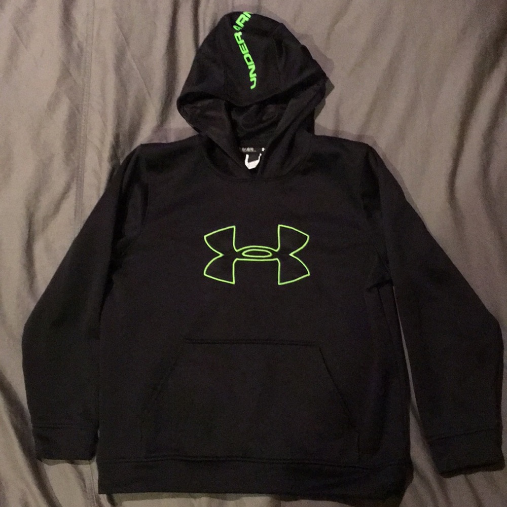 Kids UA Boys Armour Fleece Big Logo Pullover Hoody