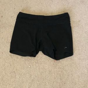 Black dance shorts