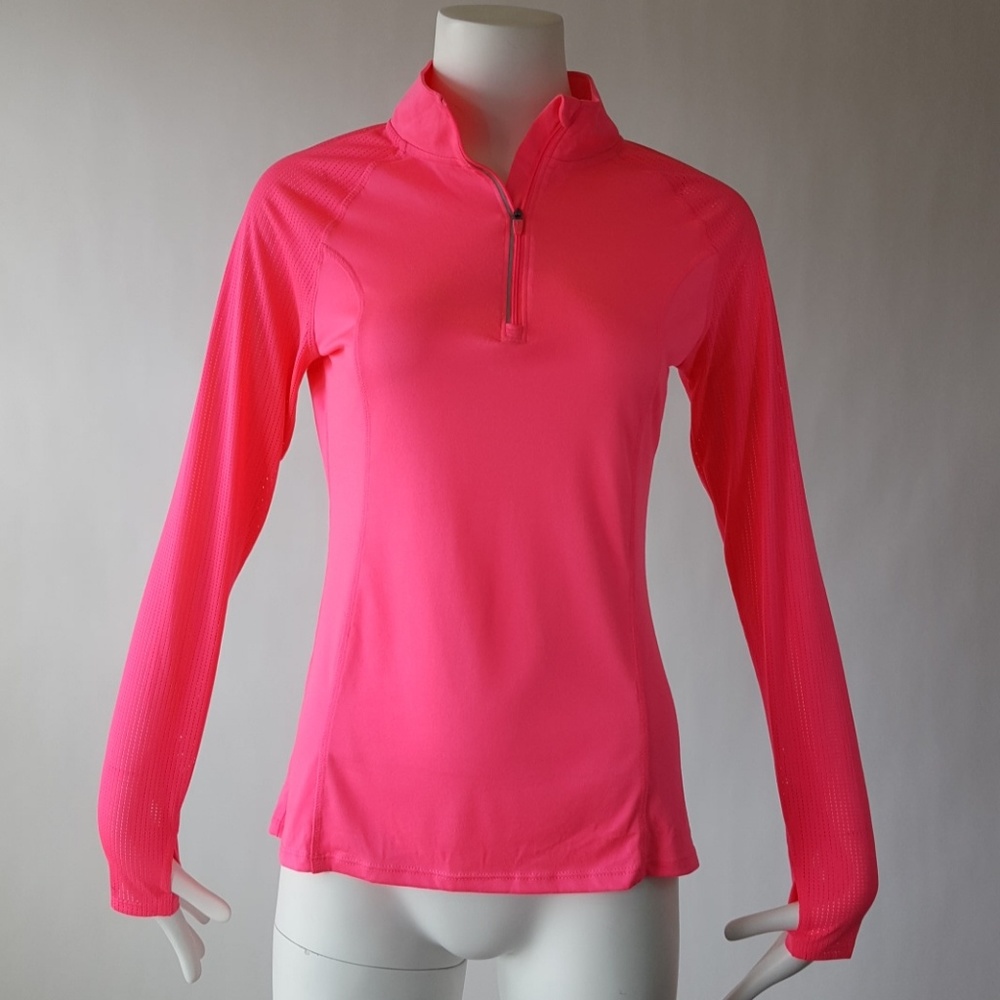 Neon longsleeve workout top