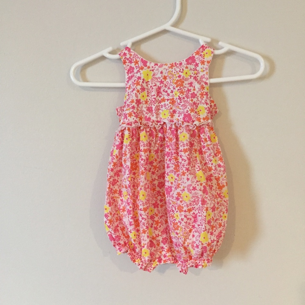 Romper and matching hat