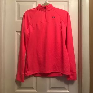 Under Armour semi fitted large 1/4 zip pullover
