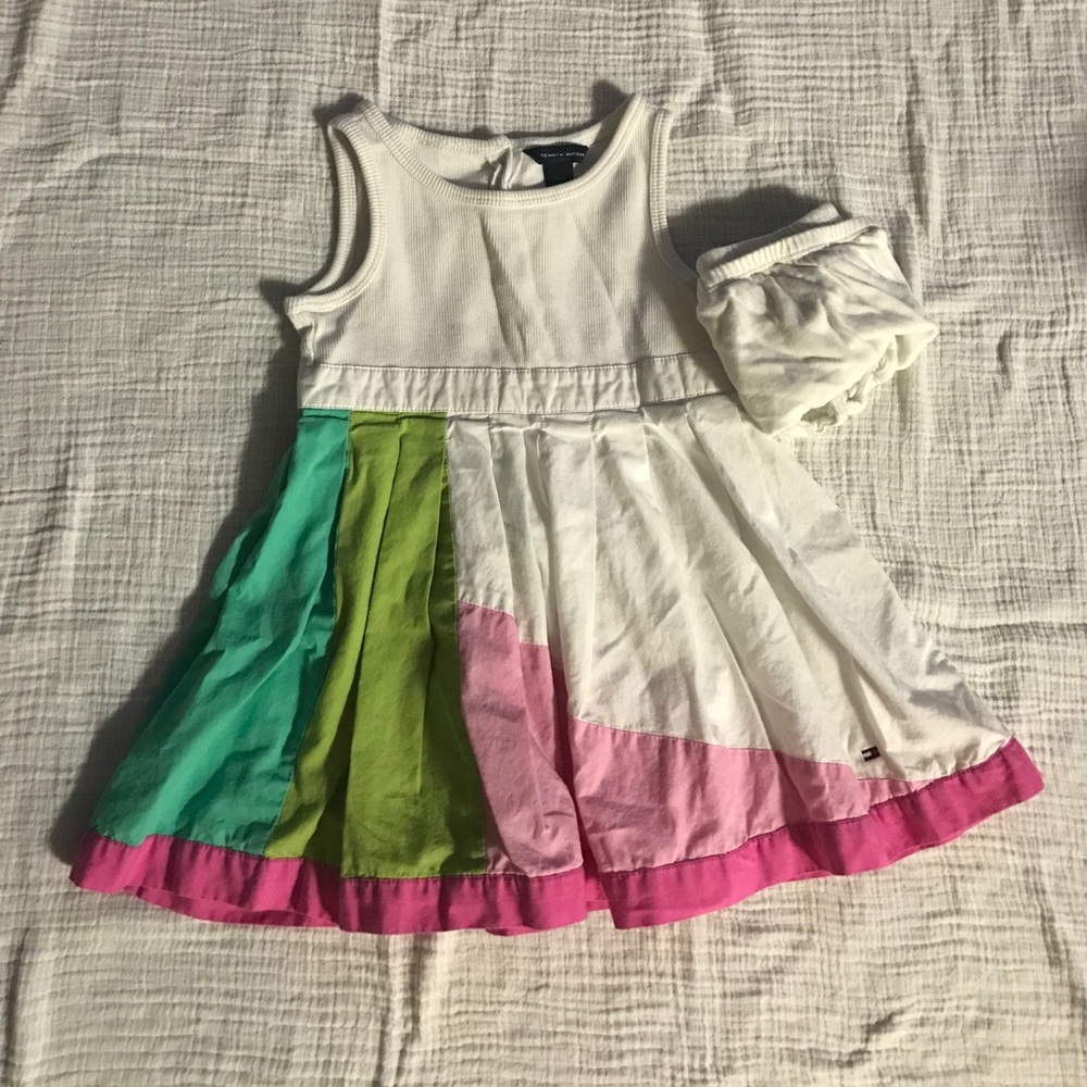 🚫SOLD🚫 Tommy Hilfiger Multi-Color Pleated Dress