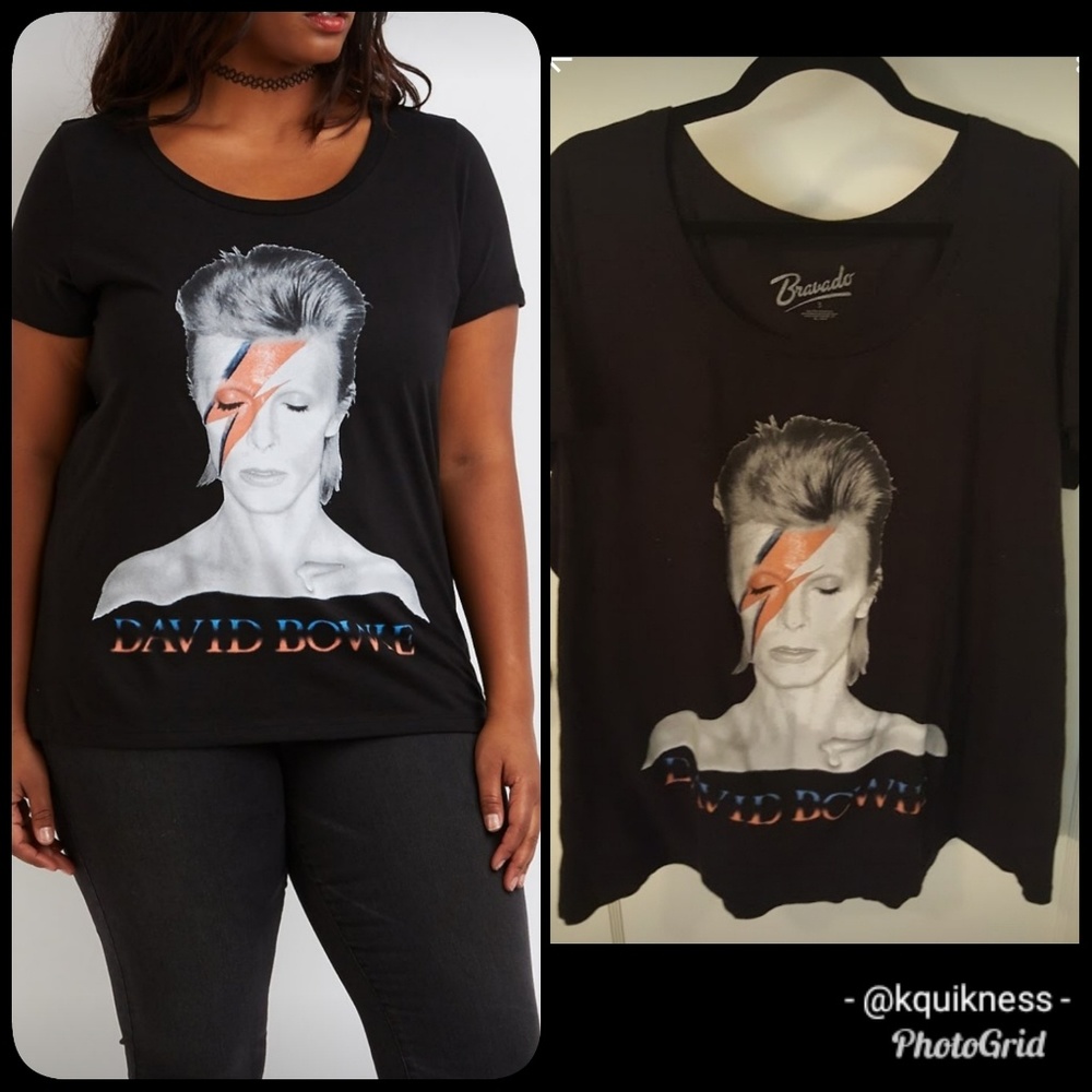 Charlotte Russe Plus size David Bowie t-shirt