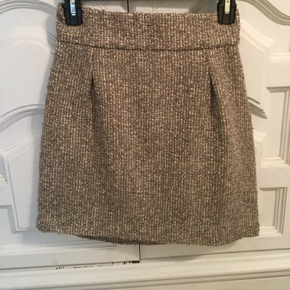 BB Dakota gold/brown knit skirt