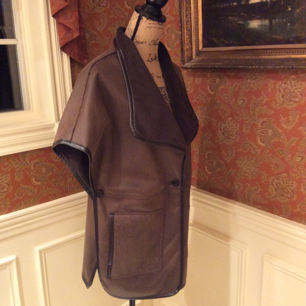 W by Worth Faux Sherling Vest