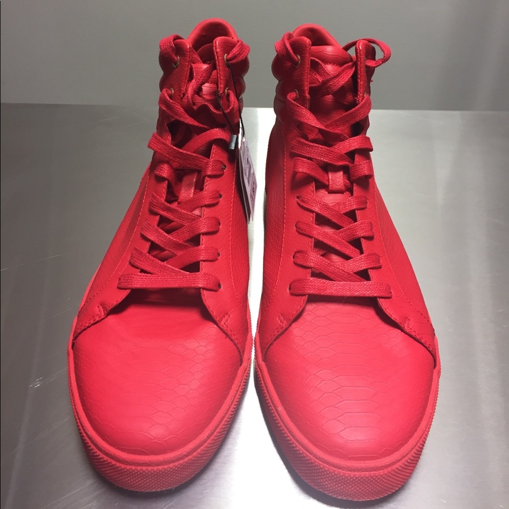 Zara Man Red Sneakers Size 12