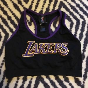 Lakers sports bra