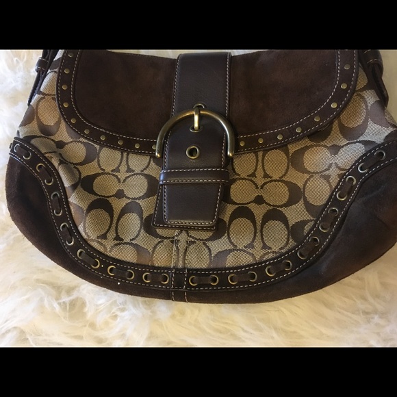 Classic Coach brown leather purse - Picture 2 of 7