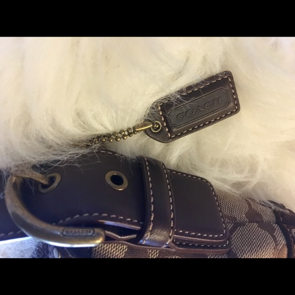 Classic Coach brown leather purse - Picture 6 of 7