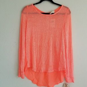 Long sleeve Belle du Jour top size XL