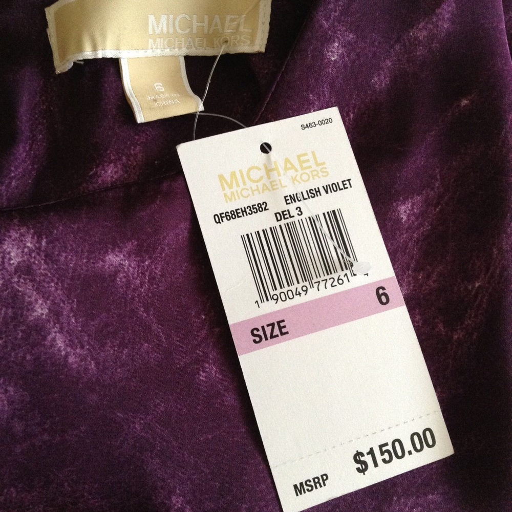 Michael Kors purple dress - Picture 3 of 4