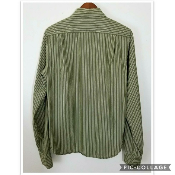 Hollister Mens Striped Longsleeve ButtonDown Shirt - Picture 4 of 5