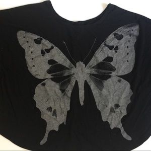 Pretty Butterfly Poncho Shirt