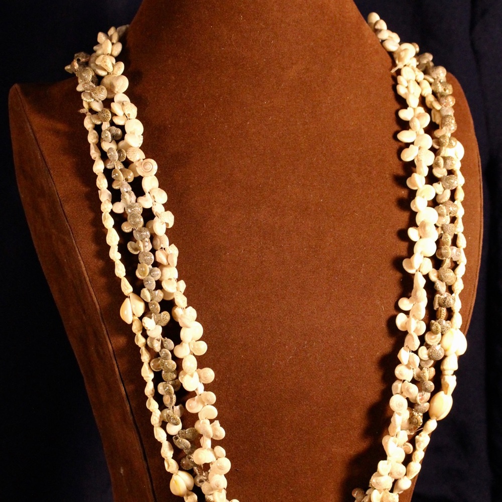 3 Beautiful seashell strand necklaces