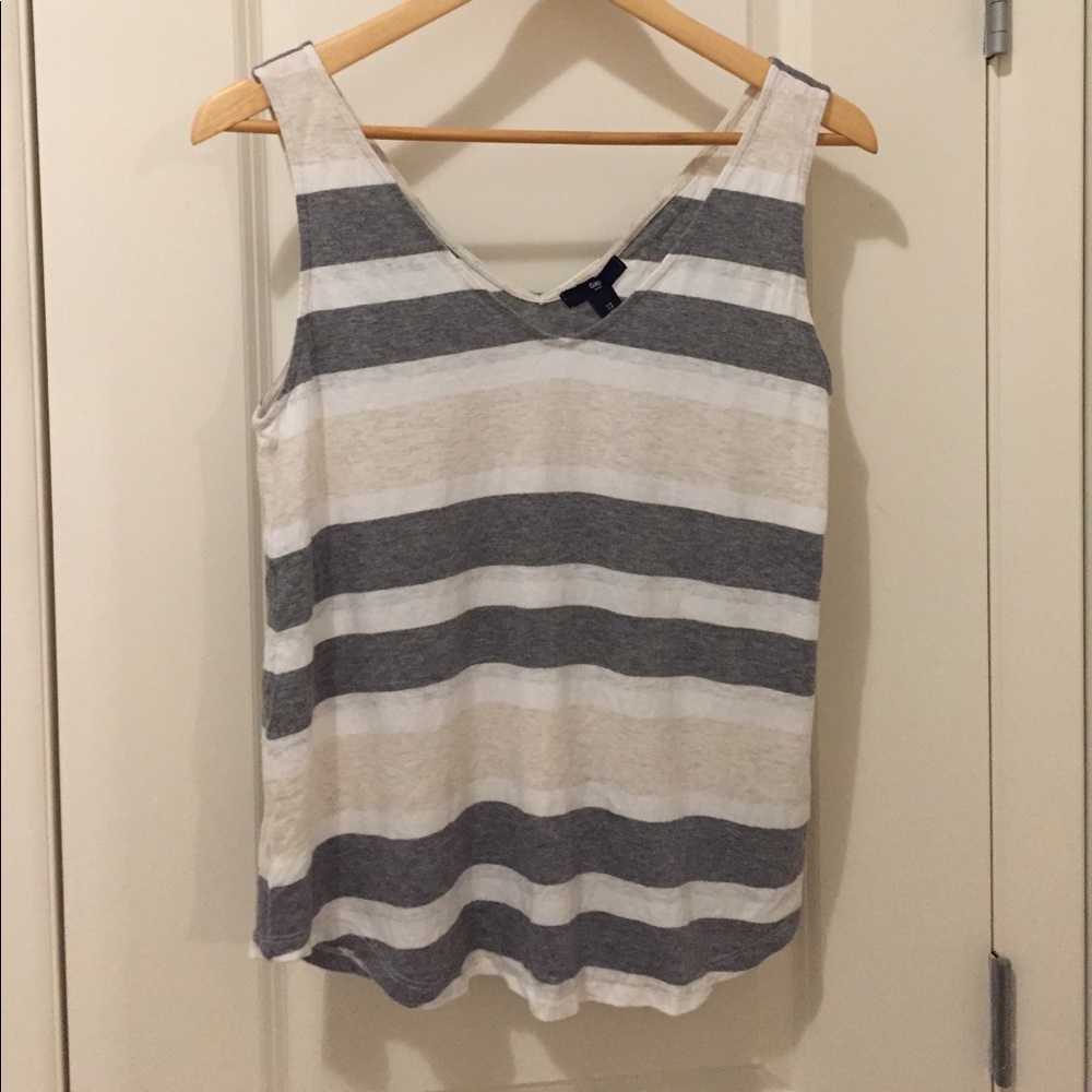 Striped gap tank