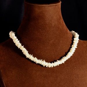 Hawaiian surfer beach shell necklace 20” long!