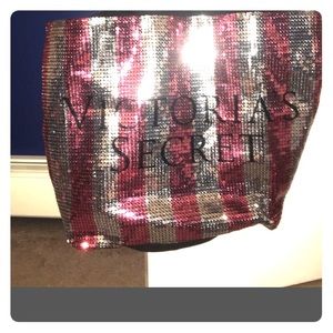 PINK Tote with zipper top