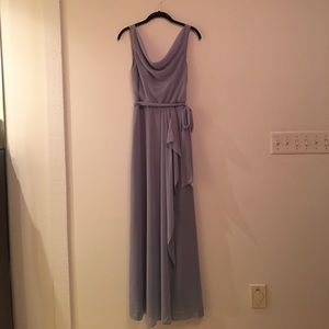 XS light blue Amsale Nouvelle bridesmaids dress