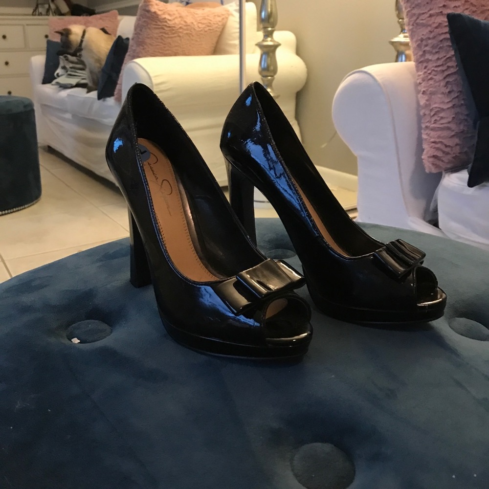 Jessica Simpson chunky heel