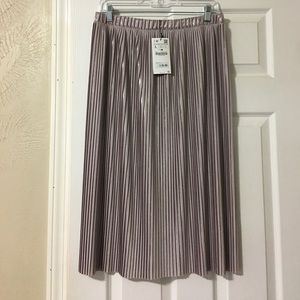 Zara pleated skirt